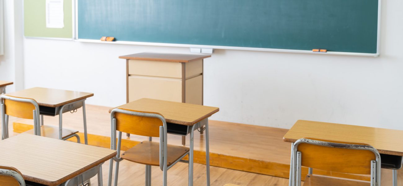 Classroom,Of,The,School,Without,Student,And,Teacher